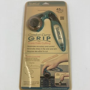TrueCut 45mm My Comfort Cutter - Ergonomic Fabric Wheel Cutter R or L Hand NEW - Picture 1 of 6