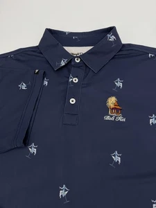 Straight Down Performance Polo Shirt Mens Large Bali Hai Golf Club Las Vegas - Picture 1 of 8
