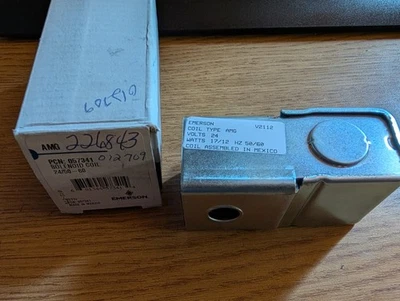 EMERSON 057341 AMG SOLENDOID COIL, 24V, 50/60HZ, 17/12W, CLASS F - Image 1 of 3