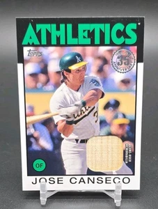 2021 Topps - 1986 Topps Baseball Relics Series 2 Jose Canseco #86BR-JCA (MEM) - Foto 1 di 1