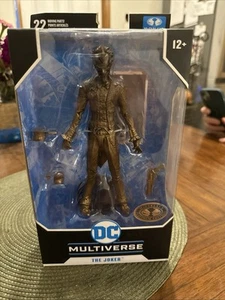 DC Multiverse McFarlane Joker Figure 7� Platinum Rare Bronze Variant NIP - Picture 1 of 1
