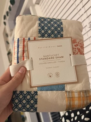 Pottery Barn Teen Nantucket Standard Quilted Sham NWT Multicolor - Image 1 of 2