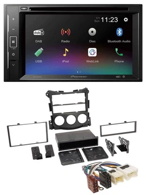 Pioneer Bluetooth MP3 USB 2DIN DAB DVD Autoradio für Nissan 370Z Coupe Roadster - Bild 1 von 4