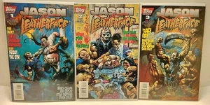 Topps Comics Jason vs. Leatherface Completo 1-3 Ejecución 1995 Difícil de Encontrar ¡¡RARO!!! - Imagen 1 de 8