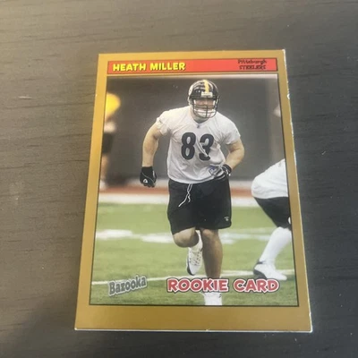 2005 Topps Bazooka - Heath Miller #183 Gold (RC) Steelers  - Image 1 of 2