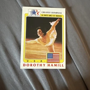 Dorothy Hamill Ice Figure Skating USA Olympic GOLD Medal Champion Topps Card - Picture 1 of 2