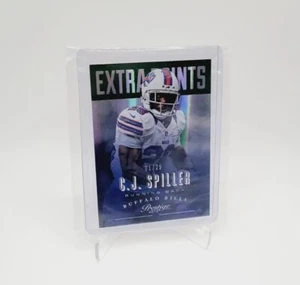 C.J SPILLER 2013 Prestige 1/25 1/1 1ST! Green Holofoil Xtra Points BUFFALO BILLS - Picture 1 of 2