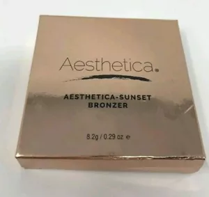 Aesthetica Sunset Bronzer Matte Powder Copper Glow Tone Contouring .29oz - Picture 1 of 2