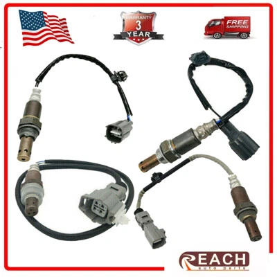4x Oxygen Sensor Up+Down For 2006 2007 Toyota Highlander& 2006-2008 Lexus RX400h Foto 1 de 4