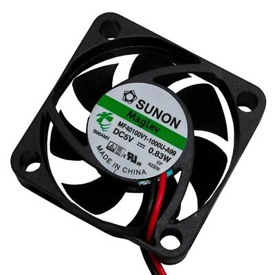 Fan 5V DC 0,68W 40x40x10mm 13,5m³/h 7000U/Min 13,5m³/h Sunon MF40100V11000UA99 - Image 1 of 4