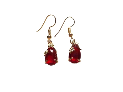 PEQUEÑOS PENDIENTES DE LÁGRIMA DE GEMA SINTÉTICA JOYERÍA DE FILIGRANA ROSA PÚRPURA AZUL AMARILLO VERDE Foto 1 de 3