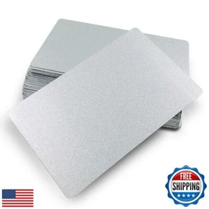 ebamaz 50pcs Thick 0.45mm Sublimation Metal Business Cards Aluminum Blanks 3. - Picture 1 of 4