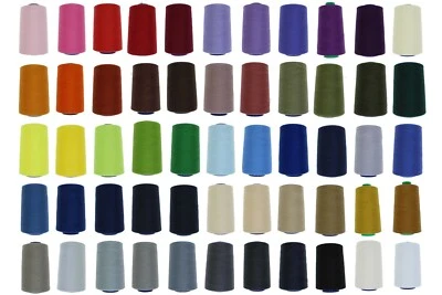 ARIADNA - VIGA 120 Overlockgarn VIGA 120 Stärke 40/2 Polyester Nähgarn OVERLOCK 5000 Meter/Konen