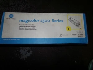 NEW Magicolor 2300 Yellow Toner Cartridge Konika Minolta 1710517-002 - Picture 1 of 3