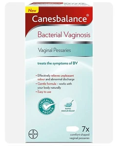 CanesBalance Vaginal Pessaries Bacterial Vaginosis Symptom Treatment Long Exp - Picture 1 of 2