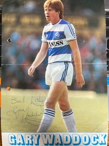 GARY WADDOCK QPR LUTON TOWN REPUBLIC OF IRELAND signed autograph PAGE POW#99