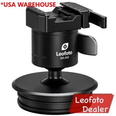 Adaptador sistemático Leofoto MAB-100X exterior cabeza de bola 100 mm Arca y Picatinny Foto 1 de 4