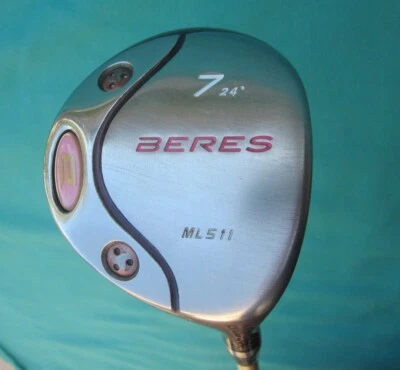 HONMA BERES ML511 #7 24* Madera de calle L-Flex 2 estrellas varilla de grafito con mano en R Foto 1 de 4