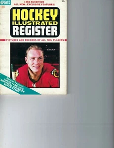 1965 Hockey Illustrated Register soft book Bobby Hull Chicago Blackhawks GOOD - Picture 1 of 1