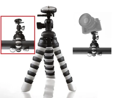 Flexible 8" Pro Tripod For Samsung Galaxy Camera EK-GC110 EK-GC100 EK-GC120 - Image 1 of 4