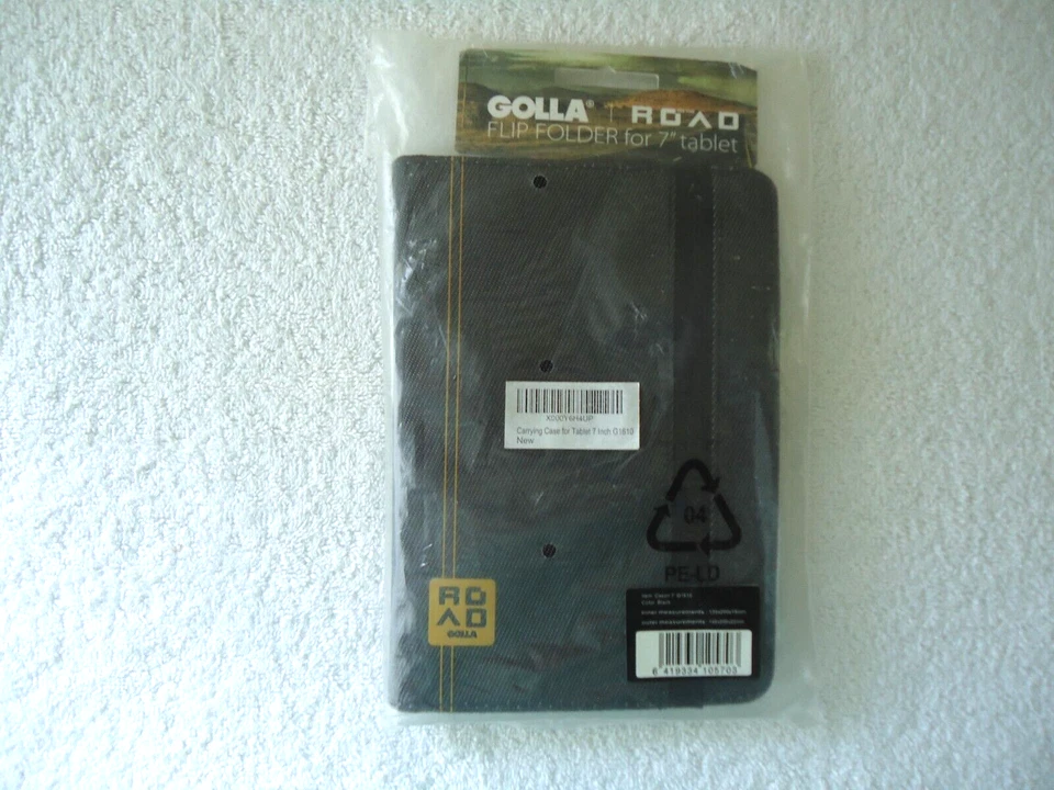 Carpeta abatible Golla Road "NUEVO EN PAQUETE" para tableta de 7" negra "gran regalo" ver fotos Foto 1 de 4