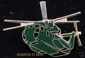 CH-53 Sea Stallion LAPEL HAT PIN UP US MARINE NAVY HELO RH-53A S-65 HELICOPTER  - Picture 1 of 1