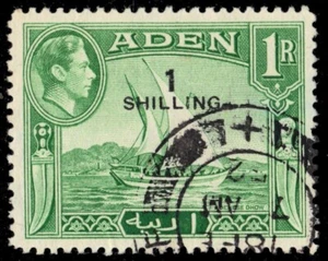 ADEN 43 (SG43) - King George VI "Arabian Dhow" Provisional (pa67068) - Picture 1 of 1