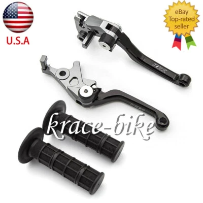 Комплект ручек рычагов тормозного сцепления для Kawasaki KLX450R 2008-2015 2012 2013 2014 CNC - Изображение 1 из 4