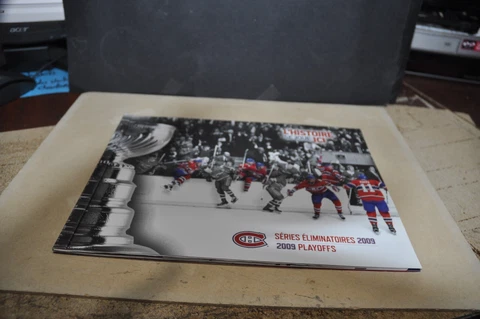 Montreal canadiens hockey club nhl tickets 2009 playoffs unused Dryden Cover