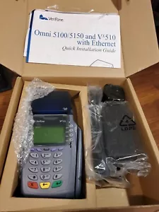 BRAND NEW VeriFone VX510 Model OMNI5100 Credit Card Terminal Reader FREE SHIP - Picture 1 of 6