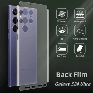 1-2 PCS Back Hydrogel Film for Galaxy S24 Ultra plus S24+ Protective Soft Film - Picture 1 of 15