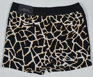 Worthington NEW Women's Multi-Colored Giraffe Slim Fit 100% Polyester Shorts - Picture 1 of 2