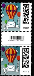 BRD 3861R Globo Correo 95C - Impresión adicional, pequeño. Campo EAN tipo 2b, flúores. amarillo, - Imagen 1 de 2