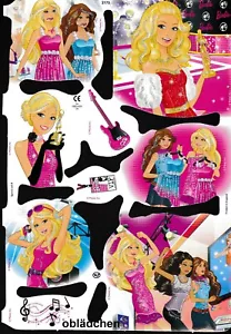 # GLANZBILDER # MLP 2175 Barbie = EGMONT 8, Molto Raro Bogen Con Glitter #P - Picture 1 of 1