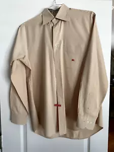 Men's Burberry Button Down Dress Shirt - Size Medium - Picture 1 of 5