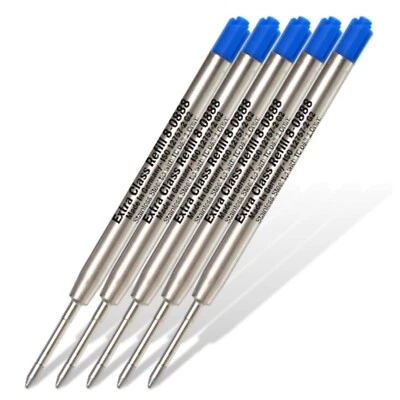 5 St  Großraumminen  Kugelschreiberminen Extra Class Refill  Parker System-blau - Bild 1 von 4