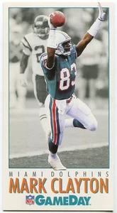 1992 GameDay #434 Mark Clayton Miami Dolphins - Bild 1 von 2