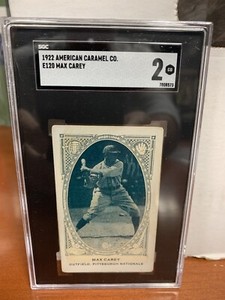 1922 E120 AMERICAN CARAMEL CO. - MAX CAREY - SGC 2