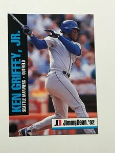 1992 JIMMY DEAN No.11 KEN GRIFFEY JR. SEATTLE MARINERS - Picture 1 of 2