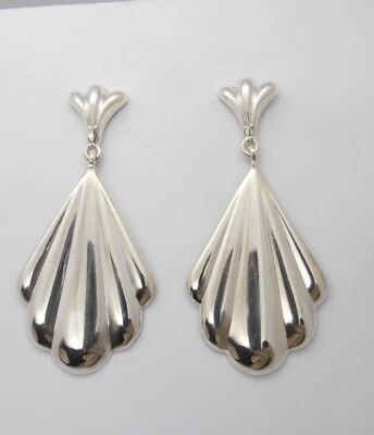 Orecchini Pendenti in Argento 925 con Perno e Farfallina - Immagine 1 di 4