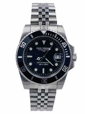Orologio Paul Vermot Sub 200m Automatico Seiko PV2115KJ/420 Scontatissimo Nuovo - Bild 1 von 4