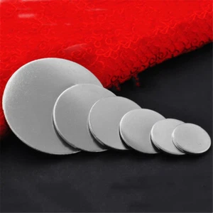 925 Sterling Silver Flat Disc Blanks for Engraving 10mm 15mm 20mm 25mm 30mm 40mm - Picture 1 of 4