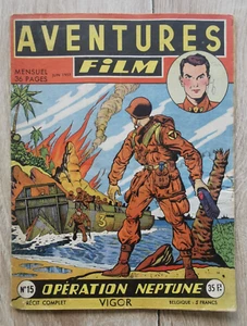 AVENTURES FILM ** N°15 VIGOR OPERATION NEPTUNE ** JUIN 1953 MELLIES ARTIMA - Picture 1 of 2