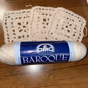 DMC 100% Crochet Cotton Thread BAROQUE - #34733 - 75g plus Bonus Squares - Picture 1 of 4