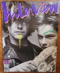 KEANU REEVES RIVER PHOENIX Interview Magazine November 1991 MY OWN PRIVATE IDAHO - Picture 1 of 1