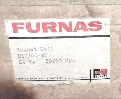 Furnas coil D17365-22 - 24volt. - Image 1 of 3