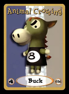 Nintendo Animal Crossing e-Reader Karte (2002) Serie 1 - Buck - #036 - Bild 1 von 2