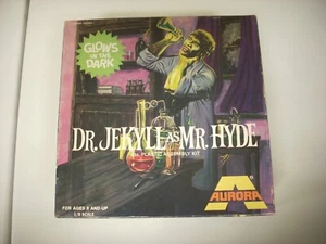 AURORA 1972 Dr. JEKYLL AS MR. HYDE COMPLETE MODEL KIT IN BOX - Picture 1 of 3