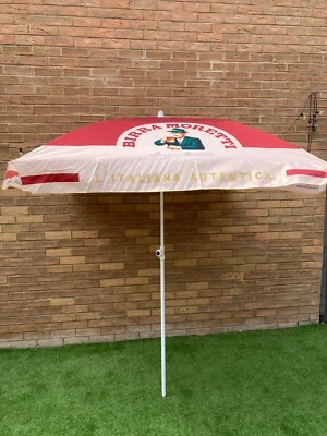 Atemberaubender Bier Moretti großer 1,5 M quadratischer Sonnenschirm. Brandneu mit Etikett - Pub - Bild 1 von 4