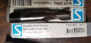 SUTTON CO8-HSS LONG /STANDARD Slot Drill 6MM 1/4 10MM 3/8 12MM 1/2" screw shank - Picture 1 of 5